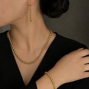 سرویس طلا طنابی